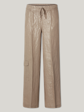 Image sur Pantalon cargo en lin AMALIA