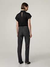 Bild von Hose mit Lurex-Details MARON