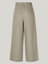 Image sur Pantalon coupe large en lin