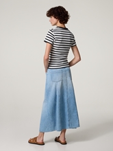 Image sur Jupe midi en denim HANNAH