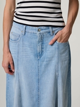 Image sur Jupe midi en denim HANNAH