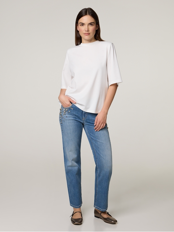 Bild von Jeans mit Strasssteinen GINI