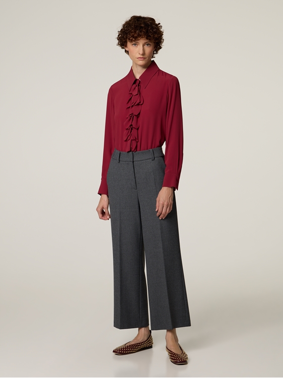 Image sur Pantalon à pinces en laine