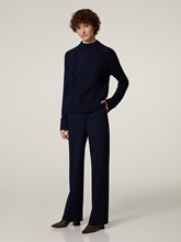 Bild von Hose aus Jersey mit weitem Bein