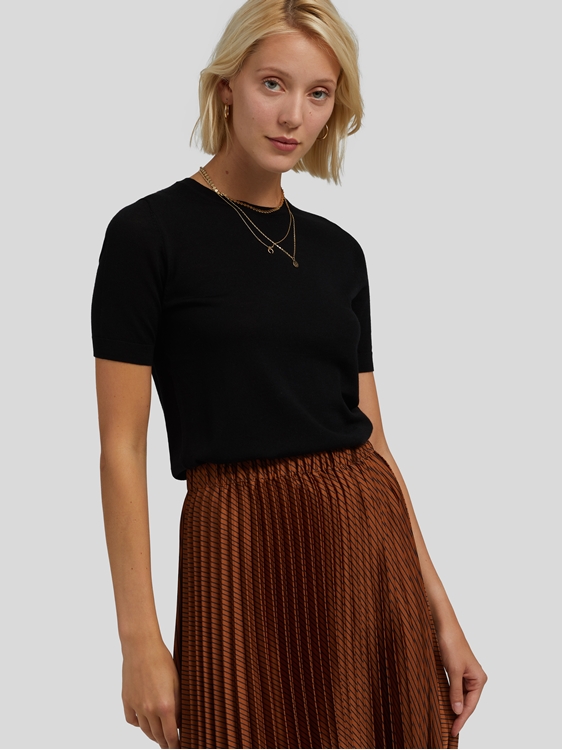 Image sur Top maille manches courtes