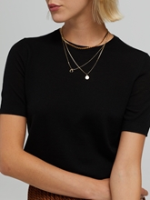 Image sur Top maille manches courtes