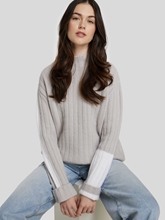 Bild von Pullover mit Rippen