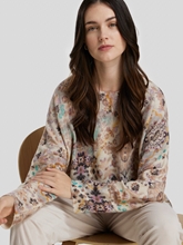 Bild von Rundhalspullover mit Gold-Print