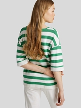 Image sur Shirt maille à rayures