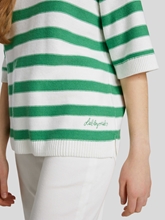 Image sur Shirt maille à rayures