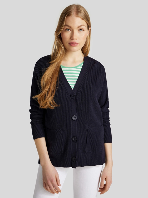 Bild von Strickjacke aus Baumwoll-Mix