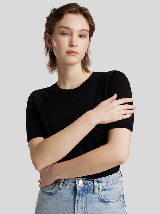 Image sur Shirt manches courtes maille fine