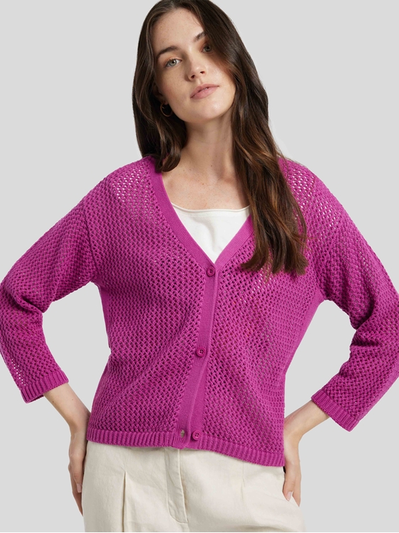 Image sur Cardigan maille ajourée