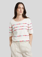 Bild von Shirt mit bunten Streifen