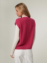 Image sur Gilet tricoté EVE