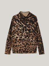 Bild von Pullover mit Leo-Print