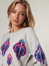 Bild von Strickpullover mit Muster