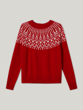Bild von Pullover mit Fair-Isle-Muster