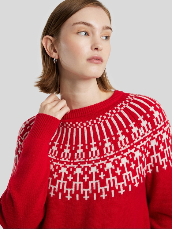 Bild von Pullover mit Fair-Isle-Muster
