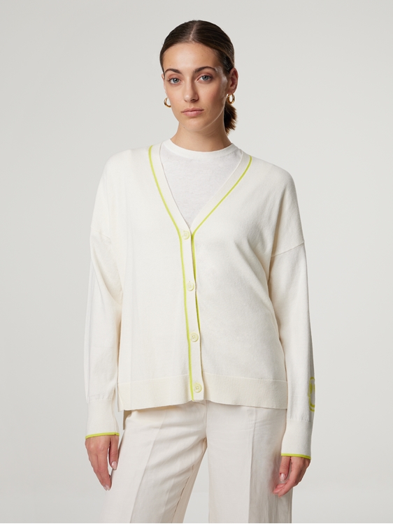 Bild von Strickjacke aus Baumwolle