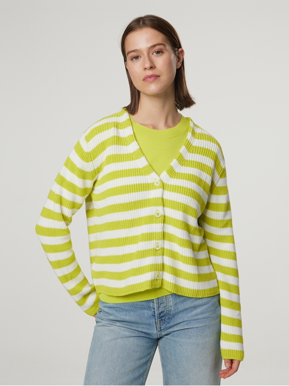 Bild von Strickjacke aus Baumwolle