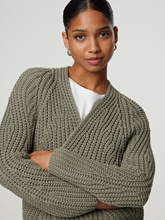 Bild von Strickjacke aus Baumwolle