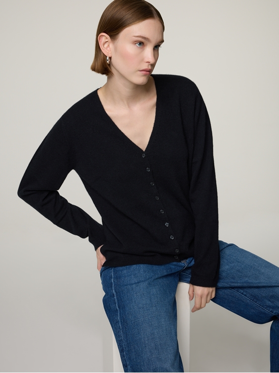 Bild von Strickjacke aus Kaschmir