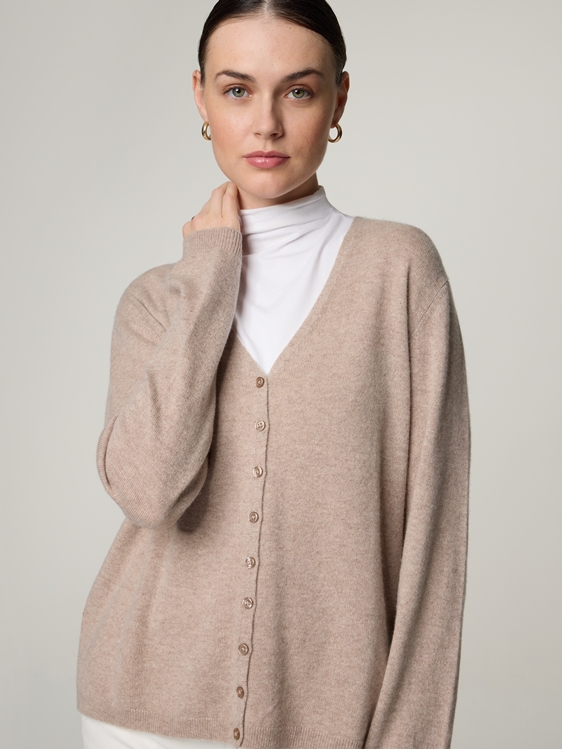 Bild von Strickjacke aus Kaschmir