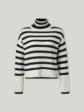 Image sur Pull à col roulé et rayures