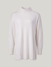 Image sur Pull à col montant avec cachemire