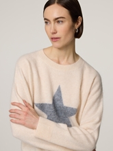 Image sur Pull en maille avec cachemire