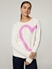 Image de PULLOVER MIT HERZ VORNE ZOPF