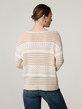 Image sur Pull en maille ajourée LIZ