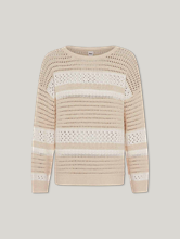 Image sur Pull en maille ajourée LIZ