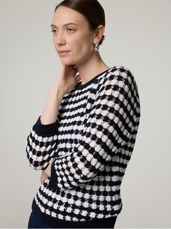 Bild von Strickpullover aus Baumwolle