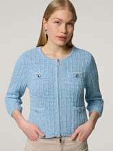 Bild von Strickjacke mit Lurex-Details
