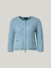 Bild von Strickjacke mit Lurex-Details