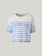 Image sur T-shirt tricoté en coton