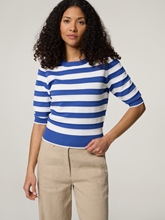 Image sur T-shirt tricoté en viscose