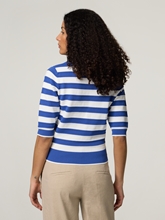 Image sur T-shirt tricoté en viscose