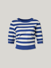 Image sur T-shirt tricoté en viscose
