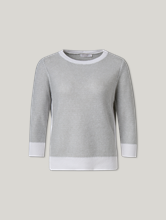 Bild von Strickpullover mit Leinen