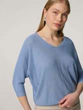 Image sur T-shirt en tricot avec paillettes