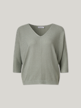 Image sur T-shirt en tricot avec paillettes