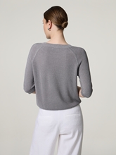 Image sur T-shirt en tricot avec détails en lurex