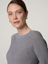 Image sur T-shirt en tricot avec détails en lurex