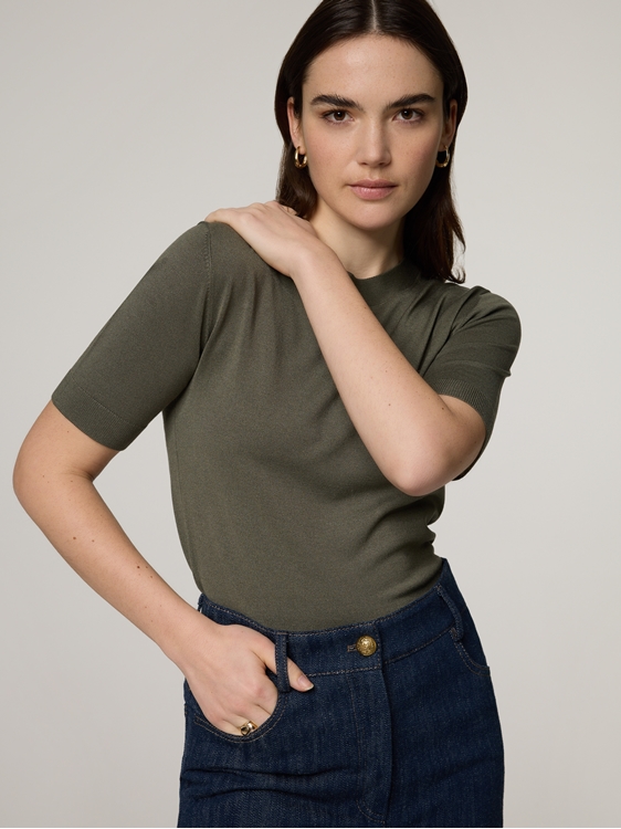 Bild von STRICKSHIRT KURZARM