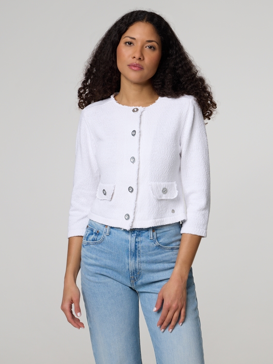 Bild von Strickjacke aus Baumwolle