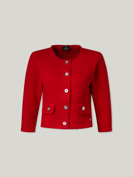 Bild von Strickjacke aus Baumwolle