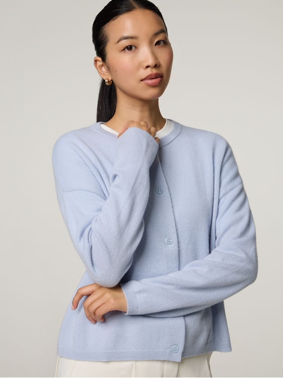 Image sur STRICKJACKE RUNDHALS KURZ